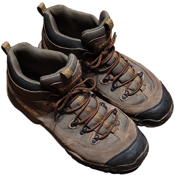 Columbia Meister Mid Waterproof Suede Hiking Boots Mens size 10 Wide Y13111-224 - Picture 1 of 4